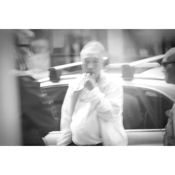 Old man black and white