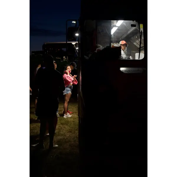 Food truck girl night