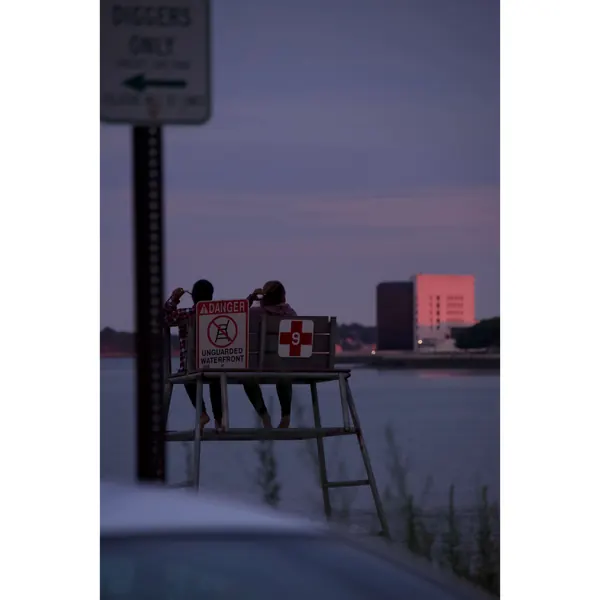 Night beach travel